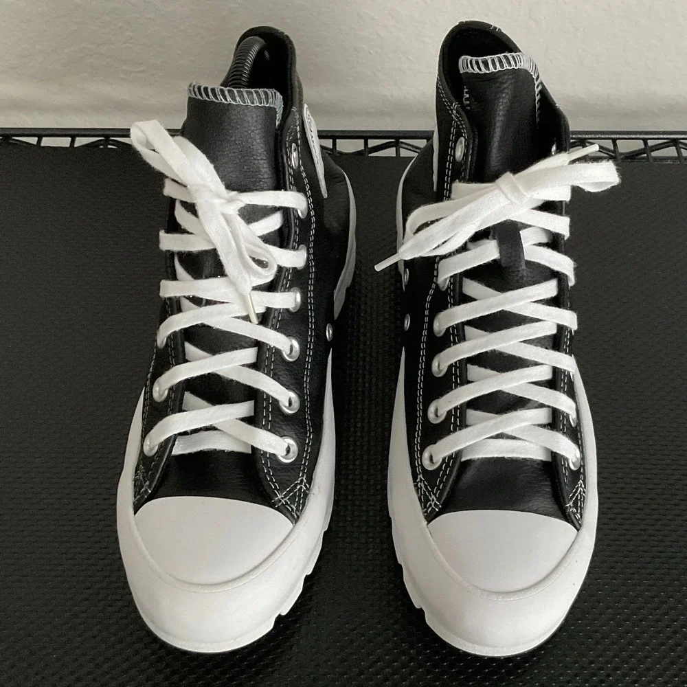 Converse Chuck‎ Taylor All Star Lugged 2.0 Black Leather High Top Mens 8.5 S356
